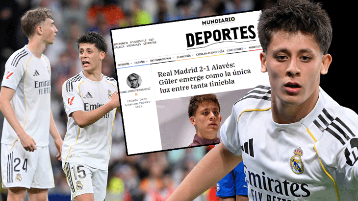 Real Madrid’de Arda Güler, İspanya’ya damga vuruyor! ‘Karanlık ortamda tek umut ışığı’