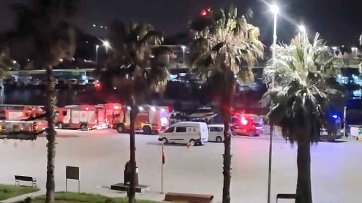 Yeşilköy’de yatta çıkan yangında 1 kişi hayatını kaybetti