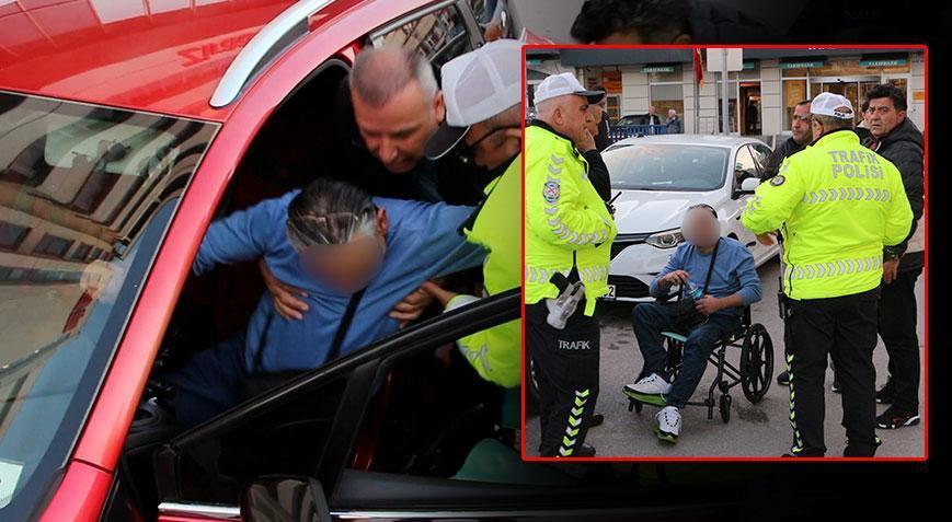 Yolculardan şoke eden itiraf! Engelli sürücüye korsan taksi cezası
