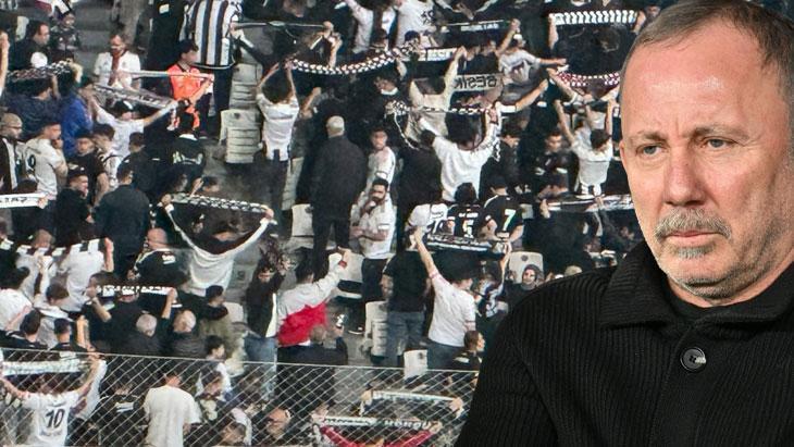 Beşiktaş’ta taraftardan protesto! Sergen Yalçın’a ıslıklı tepki