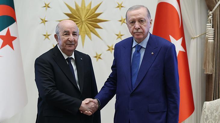 Cezayir Cumhurbaşkanı Ankara’da! Cumhurbaşkanı Erdoğan: Cezayir ile iş birliğimiz gelişiyor