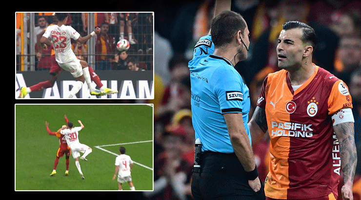 Galatasaray-Antalyaspor maçının tartışmalı pozisyonlarını eski hakemler yorumladı! ‘Osimhen’in düşüşü abartılı’