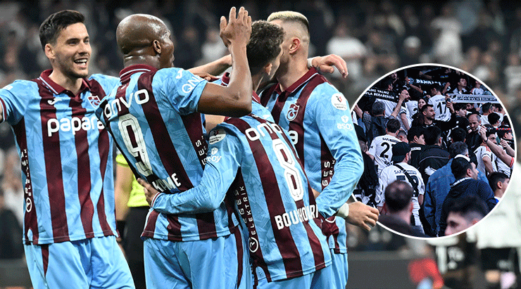 SON DAKİKA | Süper Lig’de sezonun son derbisinde Trabzonspor deplasmanda Beşiktaş’ı mağlup etti!