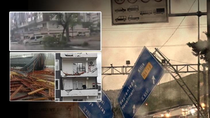 Süper hücre şehri talan etti! Gaziantep’te yağmur, dolu, fırtına ve hortum aynı anda etkili oldu