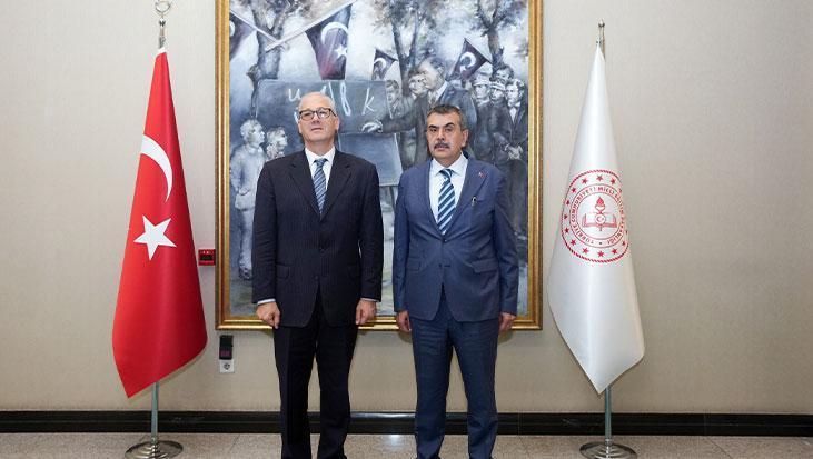 Bakan Tekin, Rusya ve Mısır büyükelçilerini kabul etti