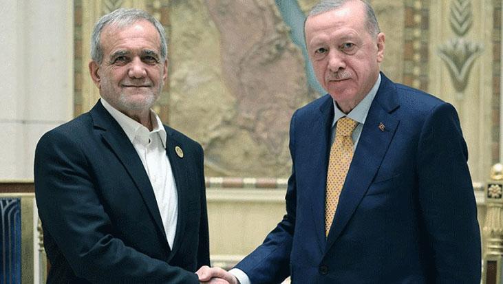 Cumhurbaşkanı Erdoğan ile İran Cumhurbaşkanı Pezeşkiyan telefonda görüştü