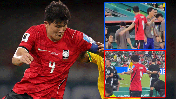 Kim Min Jae oyundan alındıktan sonra isyan etti! Saha kenarında tepki