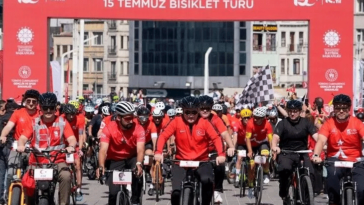 15 Temmuz Bisiklet Turu, İstanbul’da düzenlendi