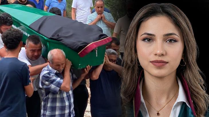 24 yaşındaki avukat Tuğçe, cübbesi ile son yolculuğuna uğurlandı