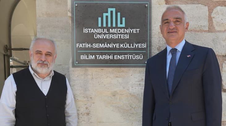 Bakan Ersoy’dan Prof. Dr. İhsan Fazlıoğlu’na ziyaret