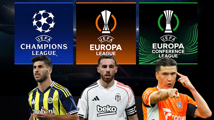 CANLI | Fenerbahçe, Beşiktaş ve Başakşehir’in olası rakipleri belli oluyor! Avrupa kupalarında 3. eleme turu kuraları