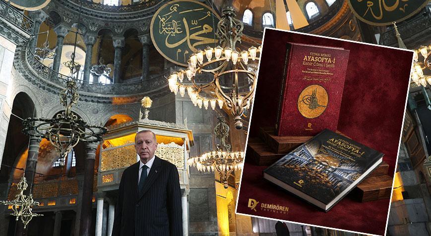 Fethin Mührü: Ayasofya-i Kebîr Câmi-i Şerîfi! Cumhurbaşkanı Erdoğan eserin takdim metnini yazdı