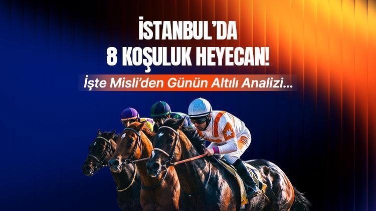 İstanbul’da 8 koşuluk heyecan! İşte Misli’den günün altılı analizi