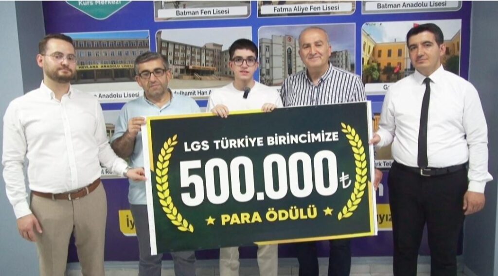 LGS’de 500 tam puan aldı, 500 bin lira ödülle karşılandı! Başarısının sırrını açıkladı