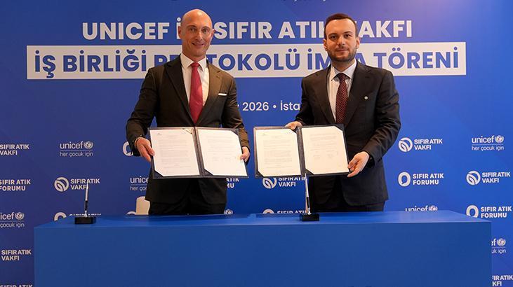 Sıfır Atık Vakfı ile UNICEF Türkiye arasında mutabakat zaptı imzalandı