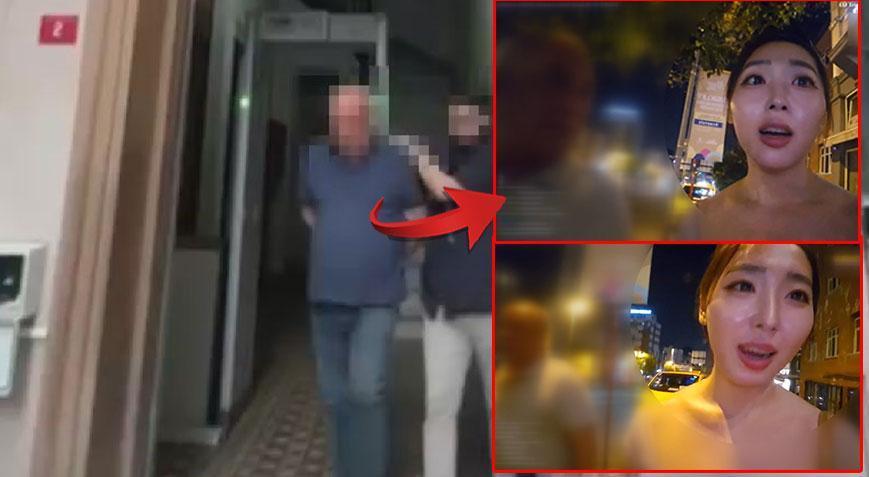 Güney Koreli yayıncı canlı yayında taciz edildi! Taksim’deki sapık yakalandı